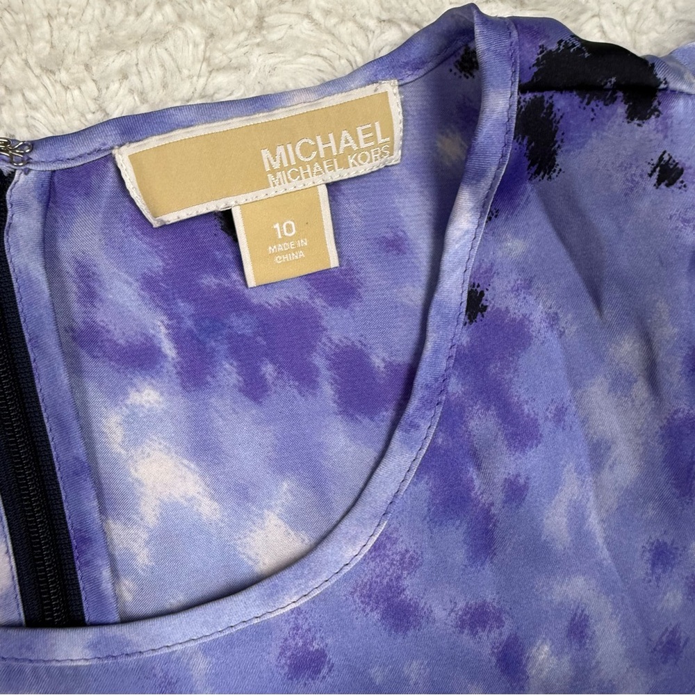 Michael Kors Purple and Black Blouse - Picture 4 of 6